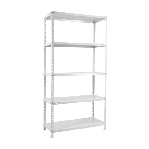 Estantería Simon Rack advantage mini 5/300 blanco 180x80x30