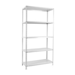 Estantería Simon comfort 5/400 blanco 1800x900x400