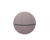 Ballon ergonomique Office Ballz Götessons 65 cm, tissu Slope avec zip noir