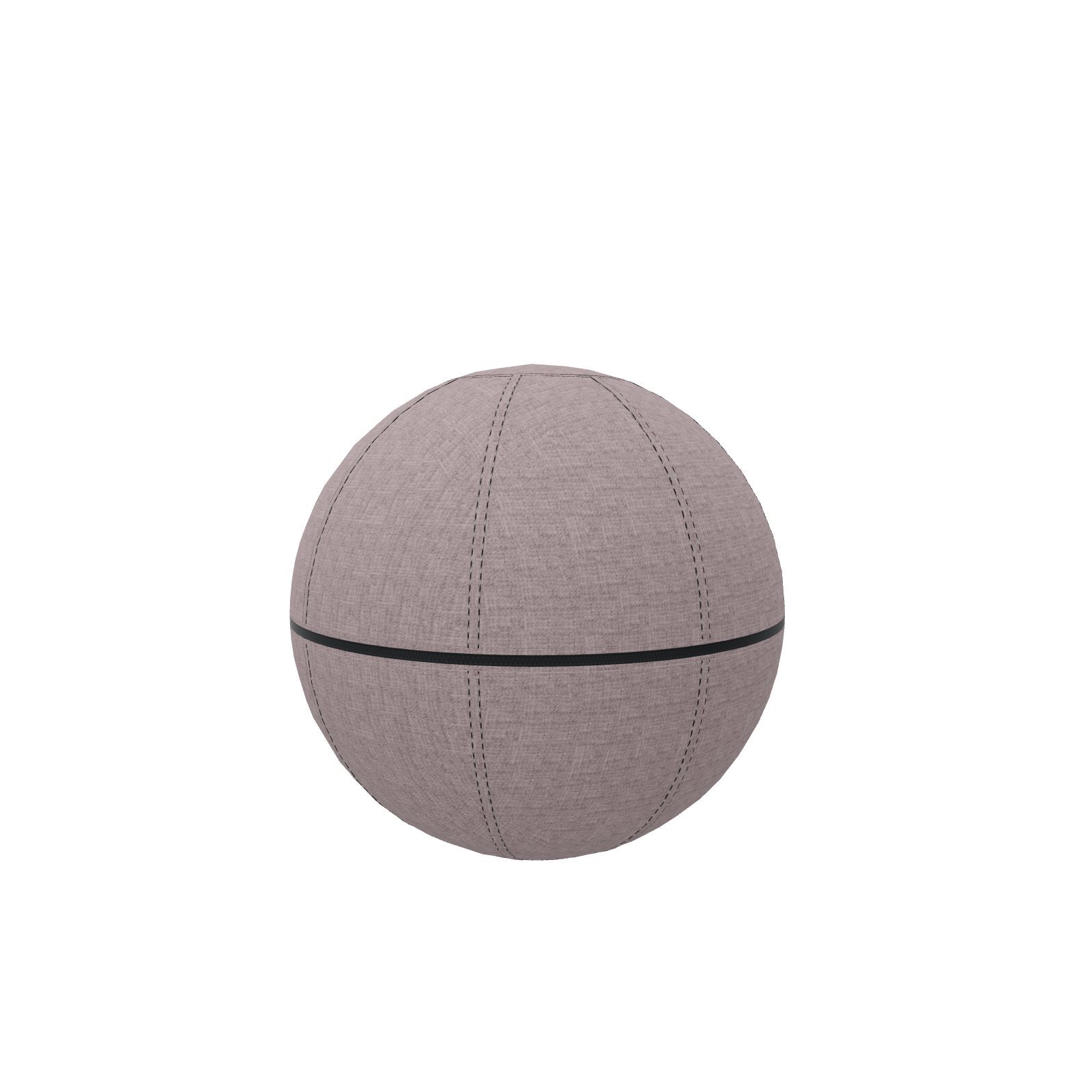 Ballon ergonomique Office Ballz Götessons 65 cm, tissu Slope avec zip noir