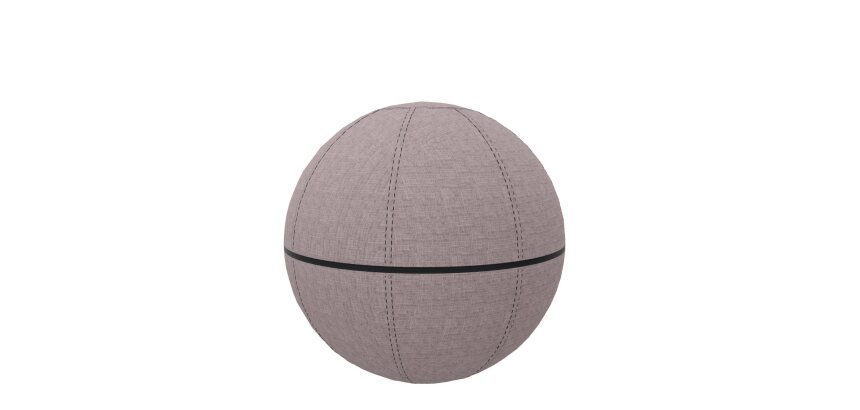 Ballon ergonomique Office Ballz Götessons 65 cm, tissu Slope avec zip noir