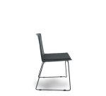 Sillas Opti523 PVC negro asiento tela color negro - Pack de 5