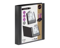 Classeur 4 anneaux plastifié CREATIV'GALLERY VIQUEL personnalisable A4 - Dos 4 cm - coloris noir