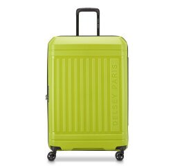Delsey Lutece - Valise extensible 4 doubles roues - 75 cm citron vert