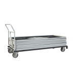 Chariot modulaire 1 dossier 400 kg 1800 x 800 mm