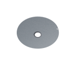 Suspension en cercle acoustique Queen Diamètre 90 cm en PET 12 mm - fixation par câble pour plafonds dur - avec éclairage direct par spot Diamètre 90 cm