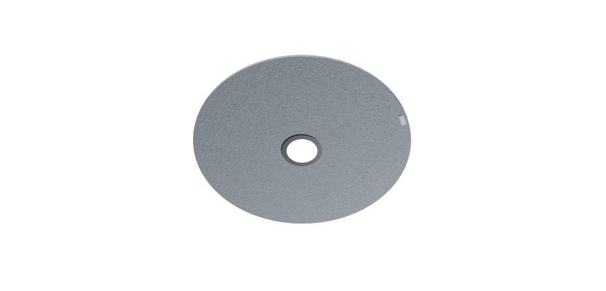 Panneau acoustique suspendu à plat avec éclairage LED intégré Queen FlexMute Diamètre 90 cm en PET 12 mm