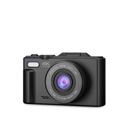 PRIXTON Cámara de fotos Digital 4K Negra Xplorer DV900