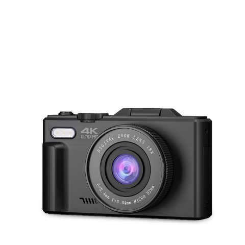 PRIXTON Cámara de fotos Digital 4K Negra Xplorer DV900