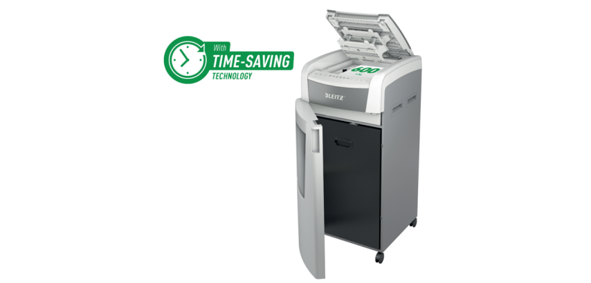 Destructeur Leitz IQ Auto+ Office Pro600 P4 - coupe croisée