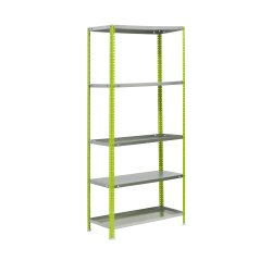 Estantería Simón Garden comfort 5/300 verde/galvanizado Alt 180 x An 90 x Fon 30 cm