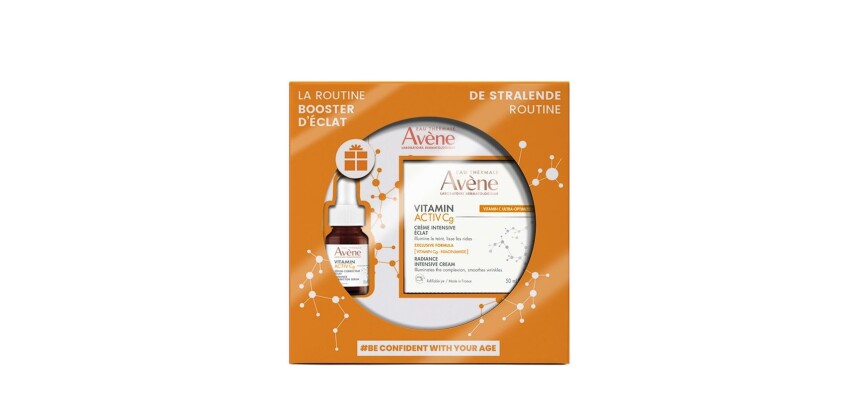 Avene coffret cadeau crème Vitamin Activ Cg éclat intense 50 ml + sérum Vitamin Cg offert