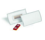 Porte-badge CLICK FOLD avec aimant 40x75 mm - Boîte de 10