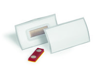 Porte-badge CLICK FOLD avec aimant 40x75 mm - Boîte de 10