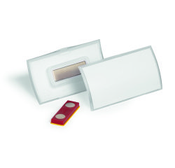 Porte-badge CLICK FOLD avec aimant 40x75 mm - Boîte de 10