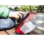 Funda FullCase ORIGAMI O2 para BQ EDISON 2 - rojo