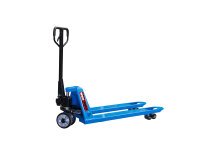 Transpalette manuel 2500 kg 1150 mm boggies polyuréthane