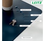 Alfombrilla de escritorio grande Leitz - Azul oscuro