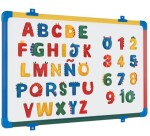 Pizarra Didactica Abecedario y numeros magnetica doble cara 900x600
