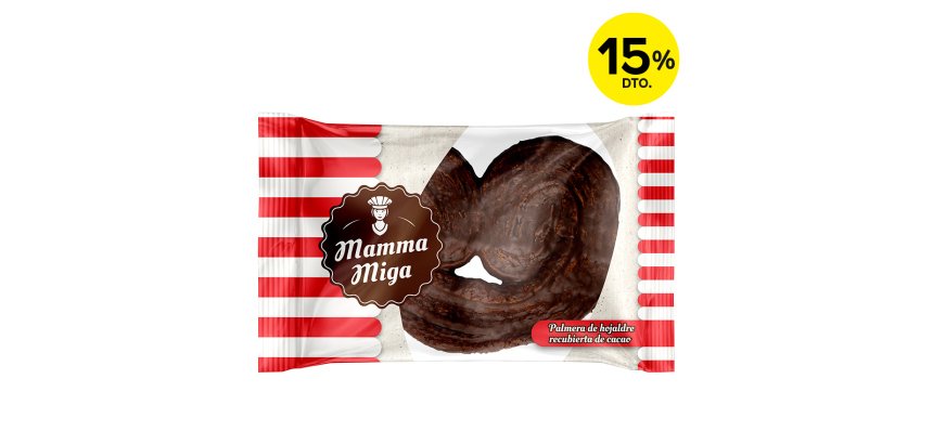 Palmeras de chocolate Mamma Miga- Paquete de 12 unidades