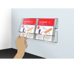 Distributeur mural de 76 pansements chairs : 40 en plastique PE + 36 en tissu élastique