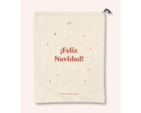 Bolsa tela regalo "¡Feliz Navidad!"
