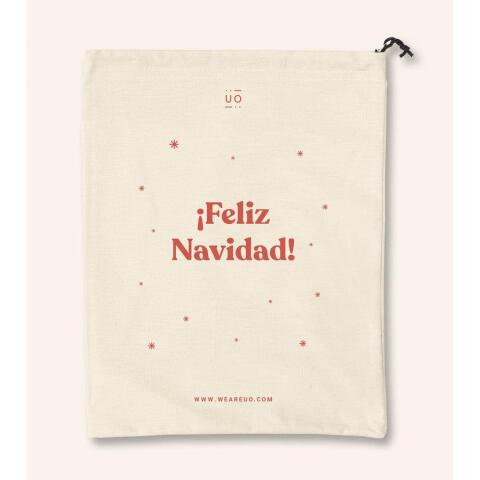 Bolsa tela regalo "¡Feliz Navidad!"