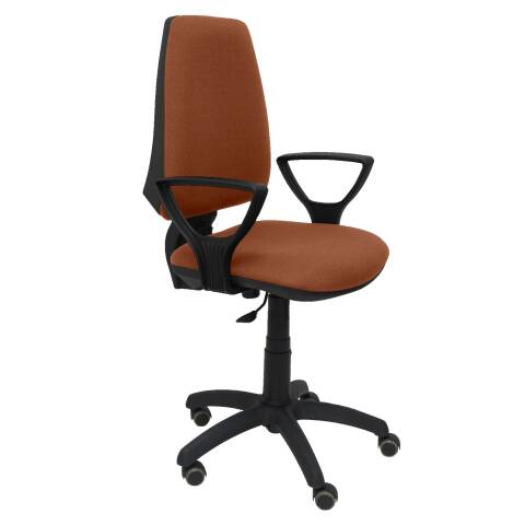 Silla Elche CP bali brazos fijos - Marrón
