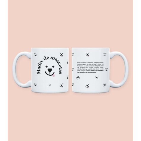 Taza "Madre de mascotas" 350ml, cerámica 
