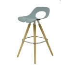 Taburete Arcas azul.