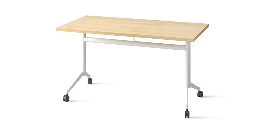 Inklapbare tafel POLLY, L.140 x D.70 cm, beuken blad