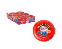 Chicle Boomer Maxiroll Fresa - Estuche 12 Unidades