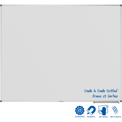 Tableau blanc émaillé UNITE PLUS 120x150cm - Legamaster