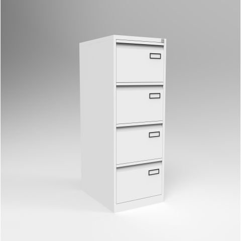 Archivador monoblock-montado PSF4 Bisley cajones folio-A4 62cm - Blanco - Blanco