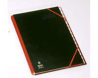 Trieur carte Extendos 16 divisions onglets alphabétiques coloris noir