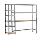 Rayonnage MODULO - Module 2 étagères - 9 plateaux