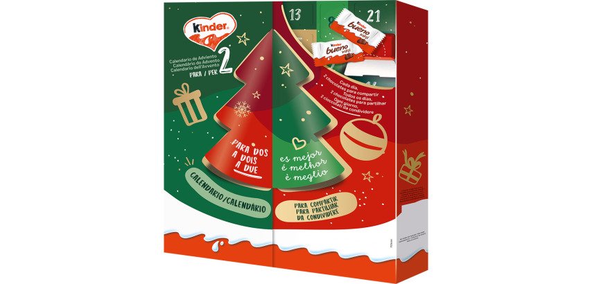 Calendario de Adviento Kinder para dos
