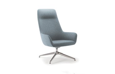 CITTA LOUNGE armchair with headrest - 1 seat