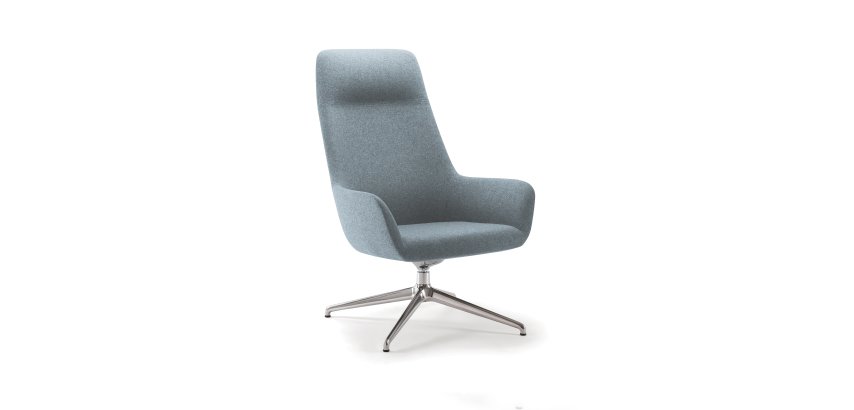 CITTA LOUNGE-Sessel mit Kopfstütze - 1 Sitzplatz