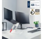 Soporte para portátil  multiángulo ajustable Leitz Ergo 63% plástico reciclado