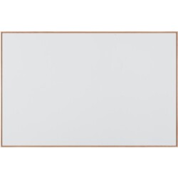 Muse Pizarra magnetica color blanca flotante enamarcada madera haya maciza