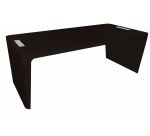 Schreibtisch gerade Leitung Xennon Holzfurnier L 190 cm