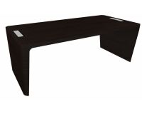 Bureau droit Direction Xennon finition placage bois L 190 cm