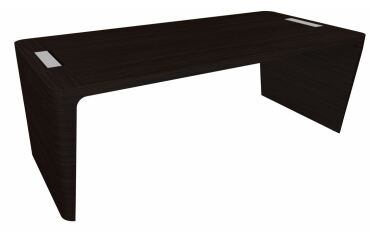 Bureau droit Direction Xennon finition placage bois L 190 cm