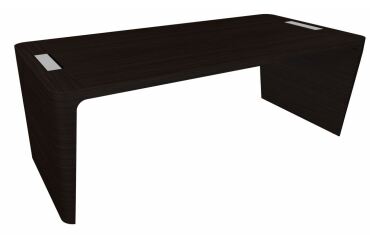 Bureau droit Direction Xennon finition placage bois L 190 cm