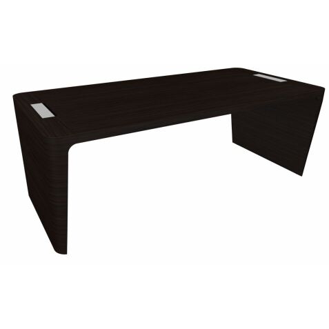 Bureau droit Direction Xennon finition placage bois L 190 cm