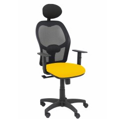 Silla de oficina Alocén malla con brazos regulables y cabecero