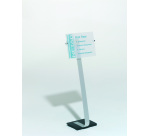 Support d'information sur pied CRYSTAL SIGN® STAND A3