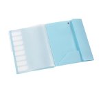 Trieur 8 compartiments A4 - polypropylène - MINERAL VIQUEL - Coloris assortis