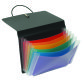 Trieur extensible 6 Compartiments Rainbow Class VIQUEL - format 16 x 12 cm